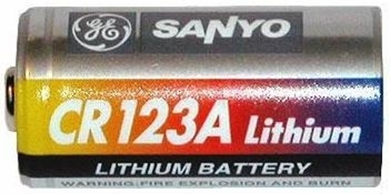Picture of CR123A Lithium Battery